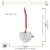 Pingente de Gesso Coração Amor Fio Vermelho P (1un) na internet