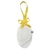 Pingente de Gesso Coração de Viana Fita Amarela (1un)