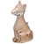 Enfeite Cachorro de Cerâmica Rosé 9,5x5 (1un)
