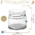 Pote de Vidro Infinity 215ml sem Tampa (1un) - comprar online