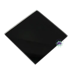 Bandeja Quadrada Espelhada Késia Preto 11x11cm (1un)