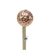 Vareta Mini Bolinha Moranguinho Rosé com Strass 11x2mm (1un)