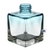 Vidro Cubo 100ml Azul Tiffany Degrade Rosca 28/410 (1un) - comprar online