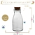 Pote de Vidro Milk Com Rolha 250ml (1un) - comprar online