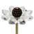 Vareta Flor Cristal Com Perolas Marrom e Strass (1un) na internet