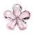Vareta Florida Rosa com Strass 17x3mm (1un) - comprar online