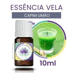 Amostra Essência Vela Capim Limão (10ml)