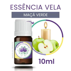 Amostra Essência Vela Maçã Verde (10ml)