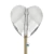 Vareta Coração Cristal Lapidado Grande 28x3mm (1un)