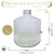 Vidro Rubi Branco 380ml Degradê sem Tampa Rosca 28/410 (1Un) na internet