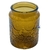Pote de Vidro para Velas Desenhado Âmbar 700ml (1un) - comprar online