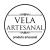 Etiqueta Redonda Transparente Vela Artesanal Preto (6un)