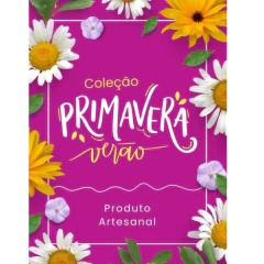 Etiqueta Primavera Verão 4,5x6cm (10un)