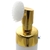 Frasco Espumador Branco e Ouro com Escova de Silícone 100ml (1un) na internet