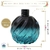 Vidro Bola Espiral 280ml Preto e Tiffany Degradê sem Tampa Rosca 28/410 (1un) na internet