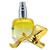 Vidro Porta Perfume Laço Amarelo 20ml com Tampa e Válvula Spray (1un) - comprar online