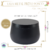 Lata Metal Preto Fosco Com Tampa 240ml (1Un) - loja online