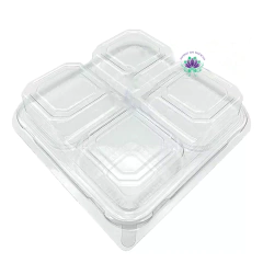 Embalagem para Waxmelt e Sabonetes Flip Petit Four (05 unidades)