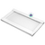 Bandeja de Vidro Espelhado Branco 20x11cm (1Un) - comprar online