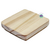Tampa de Madeira Quadrada Para Pote de Vela 6,5x6,5cm (1Un) - comprar online