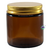 Pote De Vidro Âmbar Com Tampa Ouro 230ml (un)