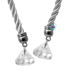 Cordão de São Francisco Lily Prata Brilhoso Pingo (1un)