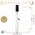 Vidro Porta Perfume De Vidro Com Válvula Spray Preta 10ml (un) na internet