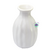 Enfeite Vaso De Cerâmica Estriado Branco 8x5cm (un) - comprar online