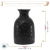 Enfeite Vaso De Cerâmica Desenhado Flores Preto 7,5x5cm (un) na internet