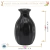 Enfeite Vaso De Cerâmica Estriado Preto 7,5x5cm (un) na internet