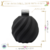 Vidro Bola Espiral 280ml Preto Fosco Rosca 28/410 (Un) na internet