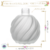 Vidro Bola Espiral 280ml Fosco Natural Rosca 28/410 (Un) na internet