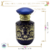 Vidro Porta Perfume Luxo Azul com Ouro 50ml (un) - Império das Essências