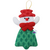 Enfeite Boneco de Neve Verde e Vermelho 14x8cm (Un) - comprar online