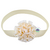 Laço Para Velas Flor Cravo Creme (1un) na internet
