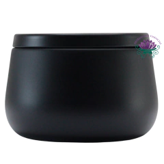 Lata Metal Preta Com Tampa 120ml (Un) - comprar online