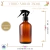 Vidro Âmbar 250ml com Gatilho Preto (Un) - Império das Essências