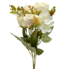 Buque Botão Artificial Champanhe 33cm (1un) - comprar online