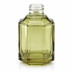 Vidro Octogonal 100ml Verde Oliva Rosca 28/410 (Un)