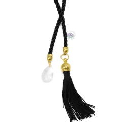 Laço Cordão São Francisco Bia Preto com Franja e Gota (1un) - comprar online