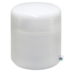 Pote Plástico Branco 60g (6un) - comprar online