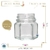 Pote de Vidro Sextavado 40ml sem Tampa (1un) - Império das Essências