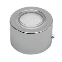 Tampa Luxo Prata Com Furo Rosca 28/410 (1un)