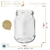 Pote de Vidro Cilíndrico 270ml Sem Tampa (1un) na internet