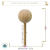 Vareta Bolinha de Madeira 26x4mm (1un) - comprar online