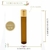 Vidro Rollon Âmbar 10ml com Tampa Dourada(1un) - comprar online