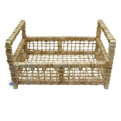 Cesta de Palha de Milho Cafe P