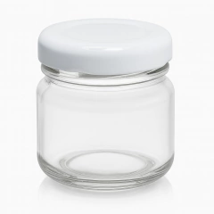 Kit Pote Geléia 40ml com Tampa Branca (1Un) - comprar online