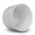 Pote de Vidro para Vela Branco 156ml (1un) - comprar online