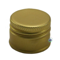 Tampa Metal Ouro Rosca 31mm (1un)